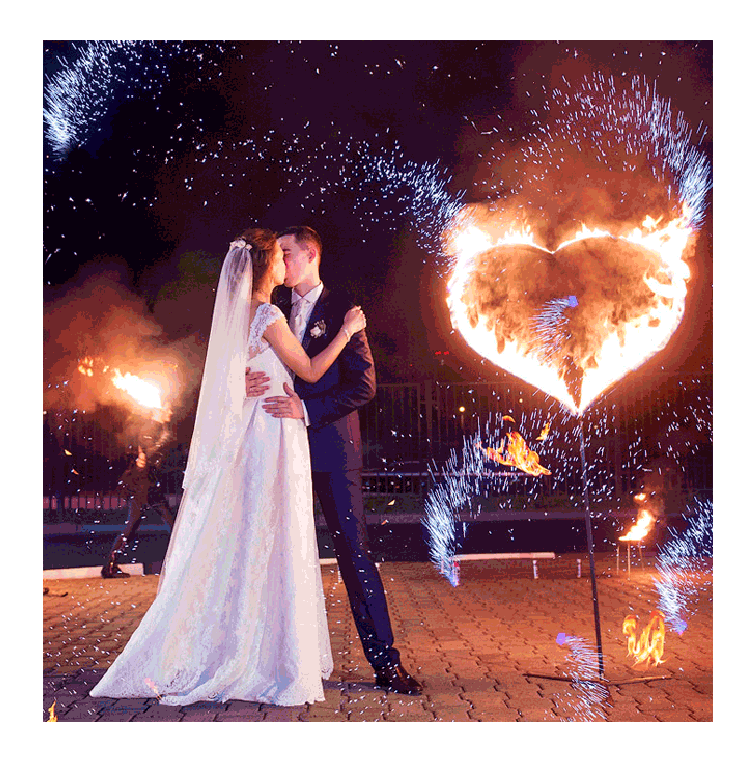 Организация пиротехнического шоу на свадьбу  Липецк | lipeck.salutsklad.ru