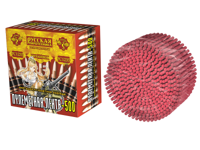 Пулеметная лента-500 Петарды связка купить в Липецке | lipeck.salutsklad.ru