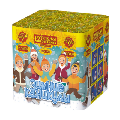 Зимние каникулы 36 Батарея салютов купить в Липецке | lipeck.salutsklad.ru