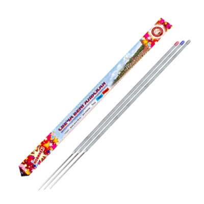 Триколор 400 мм. Бенгальские огни цветные купить в Липецке | lipeck.salutsklad.ru