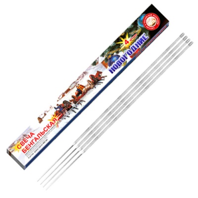 Новогодние 400-4 мм. Бенгальские огни купить в Липецке | lipeck.salutsklad.ru